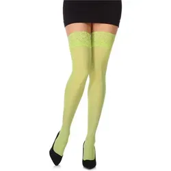 Bellivalini Halterlose Strümpfe Damen Halterlose Mikrofaser 40 DEN Strümpfe mit Spitze BLVFI1011 XS-S