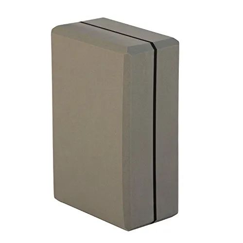 Bodhi Yogaklotz ASANA BRICK XXL, Yogablock groß, praktisches Yogazubehör, Yoga Hilfsmittel auch für Anfänger, Zubehör für Iyengar Yoga | hellgrau