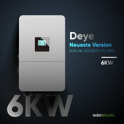 Deye 6 kW SUN-6K-SG04LP3-EU Hybridwechselrichter 3-Phasig Niedervolt WIFI NEU
