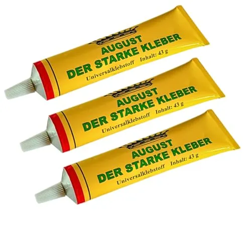 August Universalkleber Kontaktkleber 43 g – Starker Alleskleber für Glas, Holz, Metall, Leder & Keramik (3)