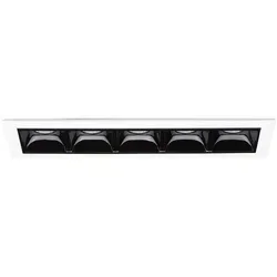 Produktbild Ideal Lux LED-Einbaustrahler Lika FI5 Trim 206219 10W 1100lm 3000K IP20 weiß