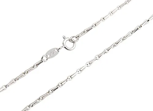 Haferkornkette aus 925 Silber von Silberketten-Store