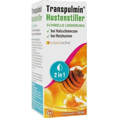 TRANSPULMIN Hustenstiller Sirup 150 ml PZN 19962730