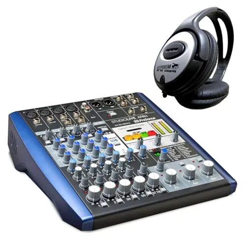 Presonus StudioLive AR8c 8-Kanal Mischpult mit keepdrum Kopfhörer