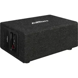 AXTON ATB120QBA – 20 cm Aktiv Subwoofer für Auto - Kompakter 20 cm Aktivsubwoofer mit 100 W RMS, ideal für VW Bulli und Fiat Ducato. Plug & Play Einbau, hervorragender Bass und einfache Bedienung durch Fernbedienung.