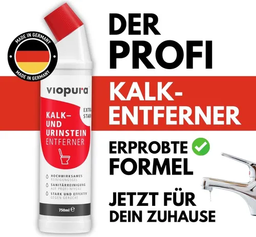 viopura Kalkreiniger EXTRA STARK Kalkentferner 750 ml