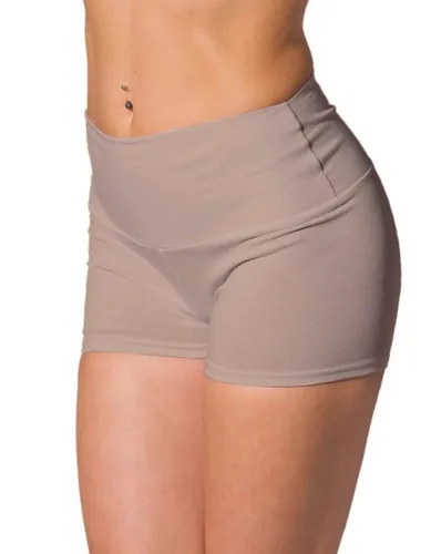 Alkato Yogashorts Alkato Damen Shorts mit Hohem Bund Hotpants Radlerhose Long Shorts