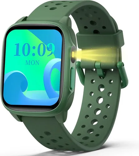 meoonley Smartwatch für Kinder mit SIM-Karte - Kinder Smartwatch mit 140 Sportmodi zur Aktivitätsverfolgung. Langlebiger Akku für bis zu 10 Tage Nutzung und kinderfreundliches Design mit HD Touchdisplay und Spielen.