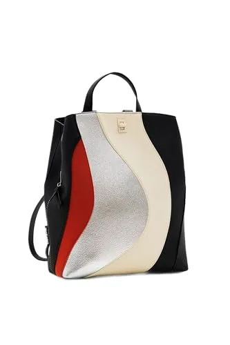 Desigual Women's PU Backpack MEDIUM, mehrfarbig,Desigual