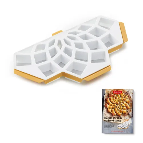 Betty Bossi Apéro-Blume - Kreative Ausstechform für leckere Snacks - Ausstechform für kreative Snacks, mit der Sie in nur 30 Minuten wunderschöne Blüten aus Blätterteig zaubern können. Spülmaschinenfest und platzsparend, ideal für Ihre nächste Feier!