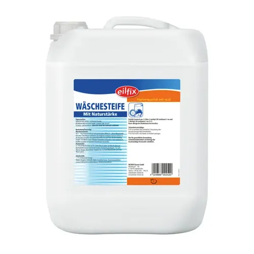 Eilfix Wäschesteife 5l Kanister - Bügelhilfe für perfekte Wäsche - Flüssigwaschmittel zur Verbesserung der Bügelbarkeit, ideal für Waschmaschinen und Handwäsche, sorgt für faltenfreie Textilien.