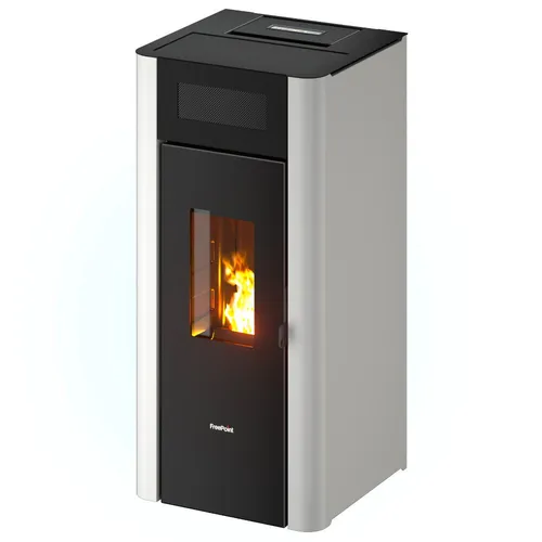 Freepoint Pelletofen Amaranto 9, 9,5 kW - Öfen mit raumluftunabhängigem Betrieb, modernem Design und optionaler WIFI-Steuerung für höchsten Komfort und Effizienz.