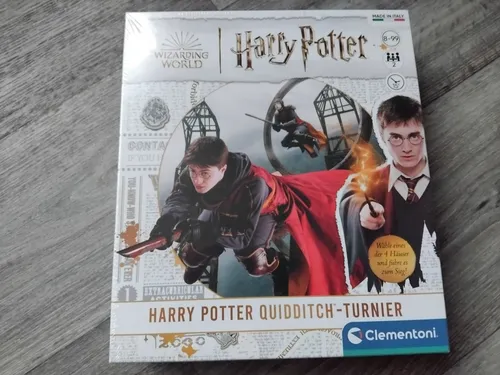 Harry Potter - Quidditch-Turnier, Brettspiel - Gesellschaftsspiel für Fans, erlebe spannende Quidditch-Matches und strategische Herausforderungen im magischen Harry Potter Universum.