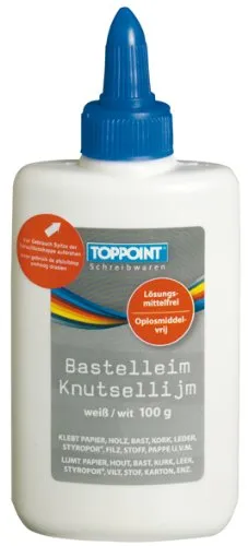 3x Bastelkleber Bastelleim 100g Flasche Klebstoff Kleber Klebemittel