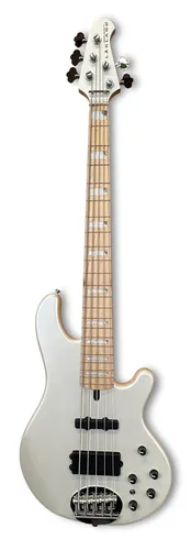 LAKLAND Skyline 55-02 Custom Bass, 5-String - White Pearl Gloss