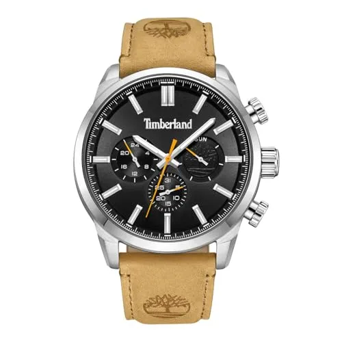 Timberland HENNIKER II TDWGF0028701 Multifunktionsuhr - Herrenuhr mit Quarz-Antrieb, wasserdicht bis 5 bar und praktischen Datumsfunktionen. Ideal für den Alltag und besondere Anlässe.