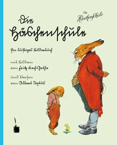 Die Häschenschule: Sütterlin-Schrift & Antiqua Ausgabe - Geschenkbuch für Ostern, bietet eine nostalgische Lesereise in einzigartiger Schriftart, perfekt für Kinder und Sammler.