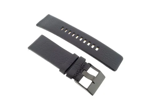 Diesel Uhrenarmband LB-DZ1657 - Uhrenarmband aus hochwertigem braunem Leder, passend für alle Uhren mit 27 mm Bandbreite, inklusive 2 neuen Federstegen für einfachen Austausch.