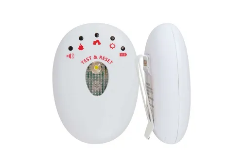 ELRO Connects FR3501R Blitzlicht- und Vibrationsalarm - Rauchmelder mit Blitzlicht- und Vibrationsalarm, ideal für Senioren und Gehörlose. Kompatibel mit ELRO Connects-System und sorgt für maximale Sicherheit.