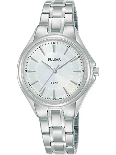 PULSAR Damen Analog Quarz Uhr mit Edelstahl Armband PH8495X1