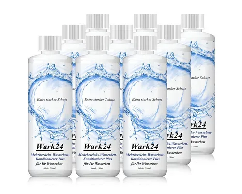 Wark24, Wasserbett Wark24 Wasserbett Konditionierer 250ml 20% Wirkstoffgehalt (9er Pack)
