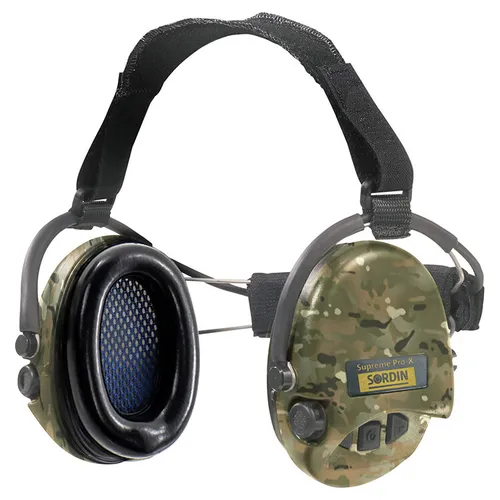 Sordin Supreme Pro X Kapsel-Gehörschutz Nackenband Schaumkissen Camo Cups