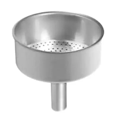 Bialetti Ersatz Trichterfilter aus Aluminium 12 Tassen 62693, Silber