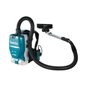 Makita DVC261ZX15 - Akku-Rucksack Staubsauger 2x18 V, leicht und komfortabel mit LED-Beleuchtung und Memory-Funktion