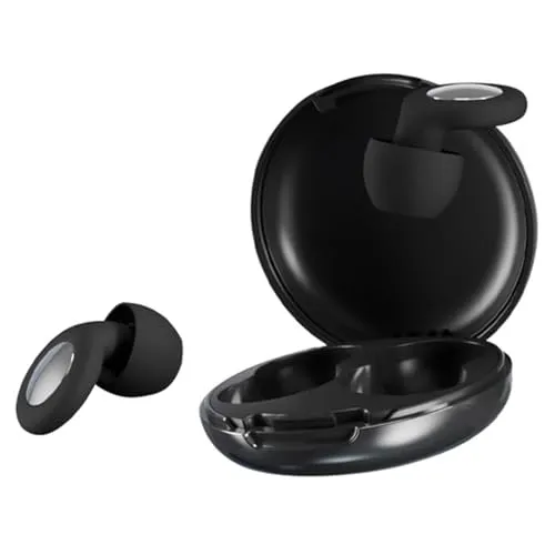 XFSRG Ohrstöpsel zum Schlafen mit 35 dB Geräuschreduzierung Silikon Wiederverwendbare Ohropax für Schlaf Arbeit und Reisen Inklusive 8 Ohrspitzen in 4 Größen und Tragetasche