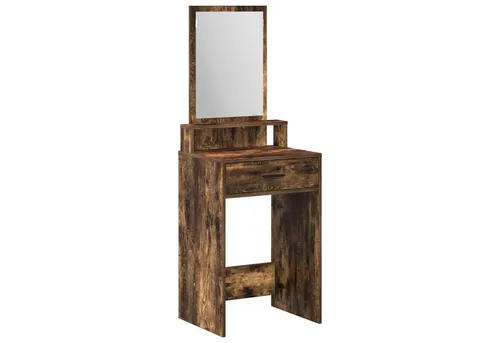 vidaXL Schminktisch Räuchereiche mit LED-Lichtern von vidaXL