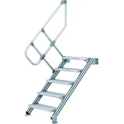 ZARGES LM-Treppe 45° mit 13 Stufen, 600 mm breit von ZARGES