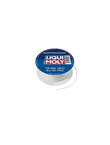 LIQUI MOLY Austrennschnur 130daN 100m - Hochwertige Klebelösung - Windschutzscheibenwerkzeuge – Robuste Austrennschnur für präzises Arbeiten, ideal zum Entfernen von Windschutzscheiben ohne Beschädigung.