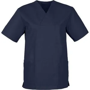 CLINIC-DRESS Kasack Just Strong Schlupfkasack, Unisex, navy, kurzarm, waschbar bis 95°C, Gr. L