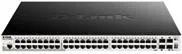 D-Link DGS-1510 Rackmount Gigabit Smart Stack Switch 48x RJ-45 - Netzwerk-Switch mit 48x RJ-45 und 4x SFP+, ideal für leistungsstarke Netzwerkinfrastrukturen und PoE+ Unterstützung für flexible Geräteanbindung.