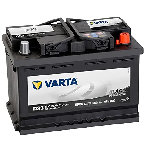 VARTA D33 ProMotive Heavy Duty 66Ah 510A LKW Batterie - Autobatterien mit innovativer Hybrid-Technologie für zuverlässige Startleistung und hohe Korrosionsbeständigkeit - ideal für LKW und Nutzfahrzeuge.