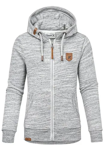 REPUBLIX Damen Sweatjacke FREYA Hoodie Zipper Jacke - Erleben Sie Stil und Komfort mit der REPUBLIX Damen Sweatjacke FREYA. Ideal für lässige Anlässe, bietet sie eine praktische Zipperöffnung und seitliche Taschen. Hergestellt aus hochwertiger Baumwolle und Polyester für langanhaltenden Tragekomfort.