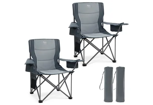 TIMBER RIDGE XXL Campingstuhl in grau von TIMBER RIDGE