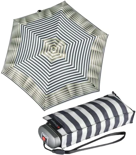 Knirps mini Taschenschirm Viper - creme in orange von Knirps