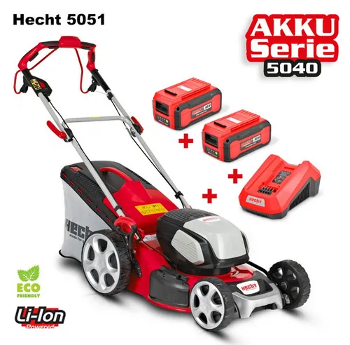 Hecht Akkurasenmäher 5051 mit Mulchkit
