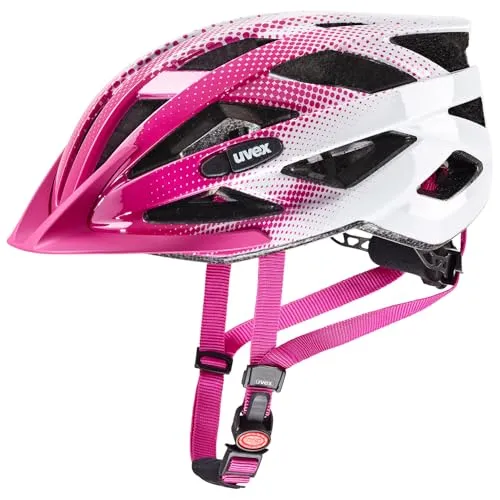 Uvex Air Wing pink-white 56-60 - Fahrradhelm mit optimaler Anpassung dank uvex 3D IAS 2.0 System, höchste Schlagfestigkeit und hervorragende Belüftung für maximalen Komfort und Sicherheit beim Radfahren.