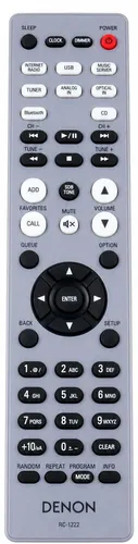 Original Denon RC-1222 Fernbedienung grau für 30701011500AD von Denon