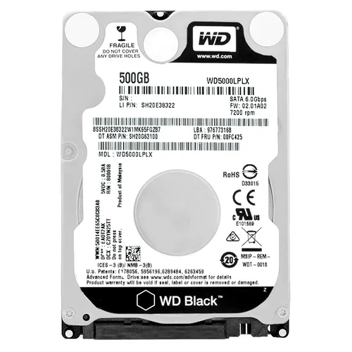 Western Digital WD Black 500GB 2.5