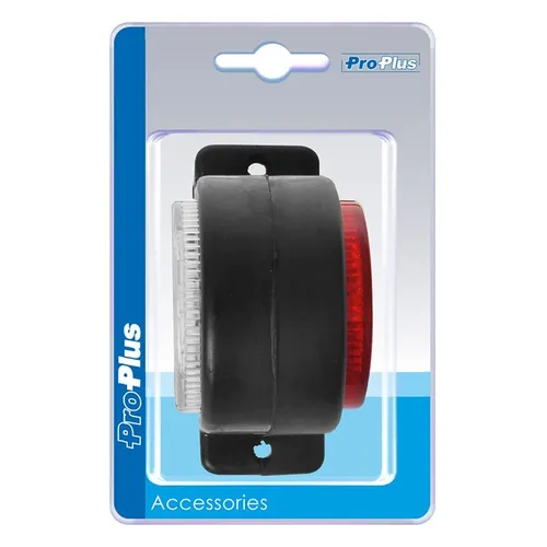 Umrissleuchte rot/weiß 68x62mm 8LED im Blister