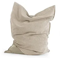 mokebo Sitzsack Der Große mit Cord Cover - Sitzsäcke für drinnen & draußen, wasserfest und ergonomisch – ideal für komfortable Entspannung das ganze Jahr über!