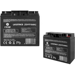 CSSB-Gel-Batterie 12V 17Ah - Robuster Akku für vielseitige Anwendungen - Batterien & Akkus - Wartungsfreie Gel-Batterie mit hoher Temperaturbeständigkeit und langer Lebensdauer von bis zu 5 Jahren, ideal für Puffer- oder Zyklusbetrieb.