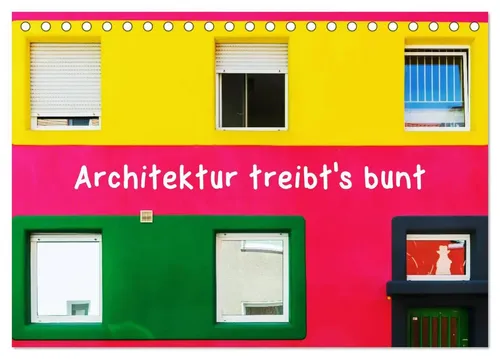 Christian Müller | Architektur treibt's bunt (Tischkalender 2026 DIN A5...