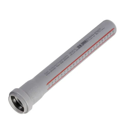 Ostendorf HT Rohr DN50 750mm HTEM Kunststoffrohr Abwasserrohr Abflussrohr grau