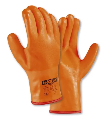 Paar Kühlhaushandschuhe texxor topline PVC Winterhandschuhe Arbeitshandschuhe 1