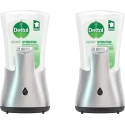 Dettol No-Touch Automatischer Seifenspender Aloe Vera Duft, 2 x 250ml