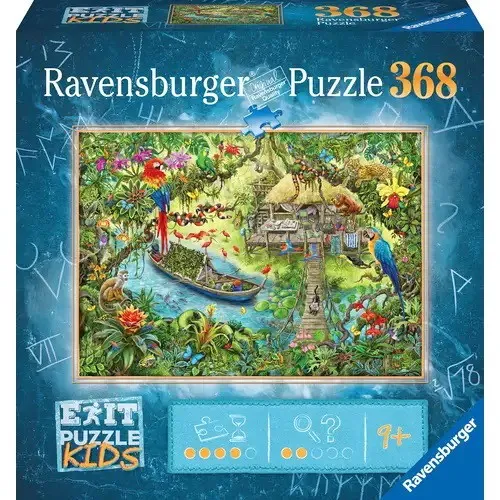 RAVENSBURGER EXIT Kids PUZZLE - Die Dschungelexpedition - 368 Teile - 129249